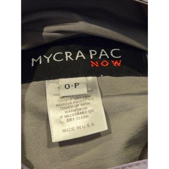 Mycra Pac Now Jacket Women's Small Reversible Hood Raincoat Jacket Purple Green - Picture 10 of 10